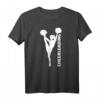Cheerleading Cheerleader T-Shirt für Mädchen und Frauen mit Pompons - Klassisch geschnitten, perfekt für Tanz, Jubel und Unterstützung