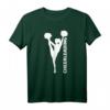 Cheerleading Cheerleader T-Shirt für Mädchen und Frauen mit Pompons - Klassisch geschnitten, perfekt für Tanz, Jubel und Unterstützung