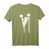 Cheerleading Cheerleader T-Shirt für Mädchen und Frauen mit Pompons - Klassisch geschnitten, perfekt für Tanz, Jubel und Unterstützung