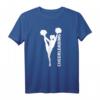 Cheerleading Cheerleader T-Shirt für Mädchen und Frauen mit Pompons - Klassisch geschnitten, perfekt für Tanz, Jubel und Unterstützung
