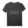 Musik Pommesgabel Teufelsgabel Heavy Metal Chemie T-Shirt – Humorvolles Festivalshirt für Metal-Fans, Wissenschaftsliebhaber & Geschenkideen