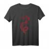 Roter Drache Fantasy T-Shirt – Kulturelles Geschenk für Japan- und China-Liebhaber, Drachen- und Fabeltierfans