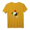 Cool chinesisches Tees – Tai Chi Yin Yang Fünf Elemente T-Shirt für Asiatische Kultur- und Designliebhaber