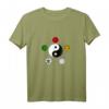 Cool chinesisches Tees – Tai Chi Yin Yang Fünf Elemente T-Shirt für Asiatische Kultur- und Designliebhaber