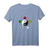 Cool chinesisches Tees – Tai Chi Yin Yang Fünf Elemente T-Shirt für Asiatische Kultur- und Designliebhaber