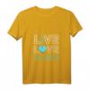 Damen Live Love Dance Choreographie Kunstwerk T-Shirt mit V-Ausschnitt – Perfektes Geschenk für Tänzerinnen, Tanzlehrerinnen & Musikliebhaber