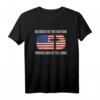 Blessed ist die Nation, deren Gott ist der Herr - Christliches Psalm 33 12 T-Shirt mit Vintage amerikanischer Flagge & Kreuz, ideales Geschenk für Christen