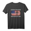 Blessed ist die Nation, deren Gott ist der Herr - Christliches Psalm 33 12 T-Shirt mit Vintage amerikanischer Flagge & Kreuz, ideales Geschenk für Christen