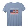Blessed ist die Nation, deren Gott ist der Herr - Christliches Psalm 33 12 T-Shirt mit Vintage amerikanischer Flagge & Kreuz, ideales Geschenk für Christen