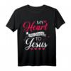 Herren & Damen Christliches Jesus T-Shirt - Schönes Design, Geschenk für Christen & Glaubensgemeinschaften