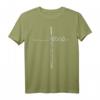 Jesus Christus Kreuz Christentum Retro T-Shirt mit Rückenprint – Ideales Geschenk für Christen zu Feiertagen, Kommunion, Konfirmation & Weihnachten