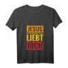 Damen Jesus liebt dich Bibelvers T-Shirt - Christliches Kleidungsstück für Firmung, Konfirmation & Glaubensbekenntnis