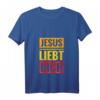 Damen Jesus liebt dich Bibelvers T-Shirt - Christliches Kleidungsstück für Firmung, Konfirmation & Glaubensbekenntnis