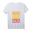 Damen Jesus liebt dich Bibelvers T-Shirt - Christliches Kleidungsstück für Firmung, Konfirmation & Glaubensbekenntnis