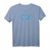 Jesus Fisch Ichthys Symbol Christentum Christen Raglan T-Shirt – Religiöses Design für Kirche, Konfirmation & Glaubensbekenntnis