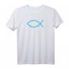 Jesus Fisch Ichthys Symbol Christentum Christen Raglan T-Shirt – Religiöses Design für Kirche, Konfirmation & Glaubensbekenntnis