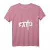 Damen Glaube Kreuz Jesus Christus Meme T-Shirt mit V-Ausschnitt – Religiöses Geschenk für Christen und Kirchenjugendgruppen