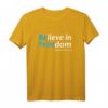 Believe in Freedom Jesus Christ T-Shirt - Religiöses Geschenk für Christen, Familie & Freunde, Glaube & Glaubensbekenntnis