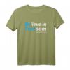 Believe in Freedom Jesus Christ T-Shirt - Religiöses Geschenk für Christen, Familie & Freunde, Glaube & Glaubensbekenntnis