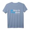 Believe in Freedom Jesus Christ T-Shirt - Religiöses Geschenk für Christen, Familie & Freunde, Glaube & Glaubensbekenntnis
