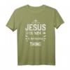 Jesus Is Not A Weekend Thing - Inspirierendes Christliches T-Shirt mit Jesus Spruch für Kirche & Alltag