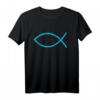 Jesusfisch Ichthys Symbol Christentum T-Shirt – Religiöses Design für Christen, Pastoren & Konfirmationen