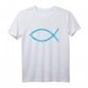 Jesusfisch Ichthys Symbol Christentum T-Shirt – Religiöses Design für Christen, Pastoren & Konfirmationen