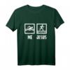Jesus Schwimmen Wettschwimmen Wasser Laufen Lustiges VS T-Shirt - Perfekt für Schwimmer mit Humor und christlichem Glauben