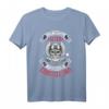 Motorrad Nicht Das Alter Die Einstellung Club T-Shirt – Cooles Geburtstagsgeschenk für Motorradfahrer mit Totenkopf Motiv