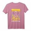 Lustiges Tennis und Bier Spruch T-Shirt – Witziges Geschenk für Tennisliebhaber, Trainer & Freunde zu Geburtstag & Weihnachten