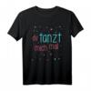 Damen Du Tanzt mich mal T-Shirt - Lustiger Mallorca Spruch für Frauen, Party- und Urlaubsoutfit für den Malle-Trip