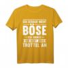 Lustiges ironisches Spruch T-Shirt: Ich schaue nicht böse Humor Witz Outfit – Perfektes Geschenk für Freunde, Kollegen & Familie