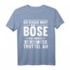 Lustiges ironisches Spruch T-Shirt: Ich schaue nicht böse Humor Witz Outfit – Perfektes Geschenk für Freunde, Kollegen & Familie