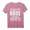 Lustiges ironisches Spruch T-Shirt: Ich schaue nicht böse Humor Witz Outfit – Perfektes Geschenk für Freunde, Kollegen & Familie