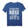 Lustiges ironisches Spruch T-Shirt: Ich schaue nicht böse Humor Witz Outfit – Perfektes Geschenk für Freunde, Kollegen & Familie