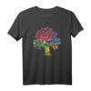 Baum des Lebens Lebensbaum T-Shirt - Bunte Natur- und Spirituellen Motiv für Yoga, Hippie & Naturliebhaber