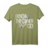 I Know The Owner Too! Barkeeper & Barpersonal T-Shirt – Humorvolles Motto für Bar, Wirt, Kellner & Cocktailmixer