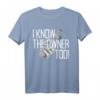 I Know The Owner Too! Barkeeper & Barpersonal T-Shirt – Humorvolles Motto für Bar, Wirt, Kellner & Cocktailmixer