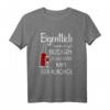 Gut erzogen doch dann kam der Alkohol T-Shirt - Lustiges Party-Shirt für Männer, perfekte Geschenkidee für Geburtstage, Weihnachten & Vatertag