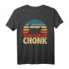 Chonk Club Lustiges Fat Cat T-Shirt für Damen und Herren – Perfekt für Alltag, Parties und Geburtstage von Katzenliebhabern