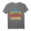 Chonk Club Lustiges Fat Cat T-Shirt für Damen und Herren – Perfekt für Alltag, Parties und Geburtstage von Katzenliebhabern