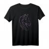 Pferd Umriss Pony Shirt Reiterin Pferdekopf - Lustiges Pferdesport Outfit für Pferdeliebhaber & Reiterinnen