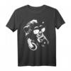 Monkey Mit DJ Kopfhörer und Sonnenbrille T-Shirt - Lustiges Buntes Party-Design für Nachtclub und Disco