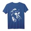 Monkey Mit DJ Kopfhörer und Sonnenbrille T-Shirt - Lustiges Buntes Party-Design für Nachtclub und Disco