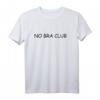 HapMonkey T-Shirt für Frauen - Keine BH Trägerin Lustiges Geschenk im 'No Bra Club' Stil