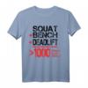 1000 Pound Club T-Shirt – Für Powerlifting- und Kraftdreikampf-Enthusiasten, Starkes Fitness-Statement