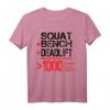 1000 Pound Club T-Shirt – Für Powerlifting- und Kraftdreikampf-Enthusiasten, Starkes Fitness-Statement