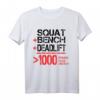 1000 Pound Club T-Shirt – Für Powerlifting- und Kraftdreikampf-Enthusiasten, Starkes Fitness-Statement