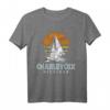 Vintage Nautical Boat Design Charlevoix Michigan Yacht Club T-Shirt – Retro Seeliebhaber Geschenk für Segler, Küstenfans und Meerliebhaber