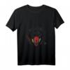 HapMonkey Hellfire Club Logo T-Shirt mit V-Ausschnitt – Offiziell lizenzierte Stranger Things Fanartikel für Männer, Frauen, Boys & Girls